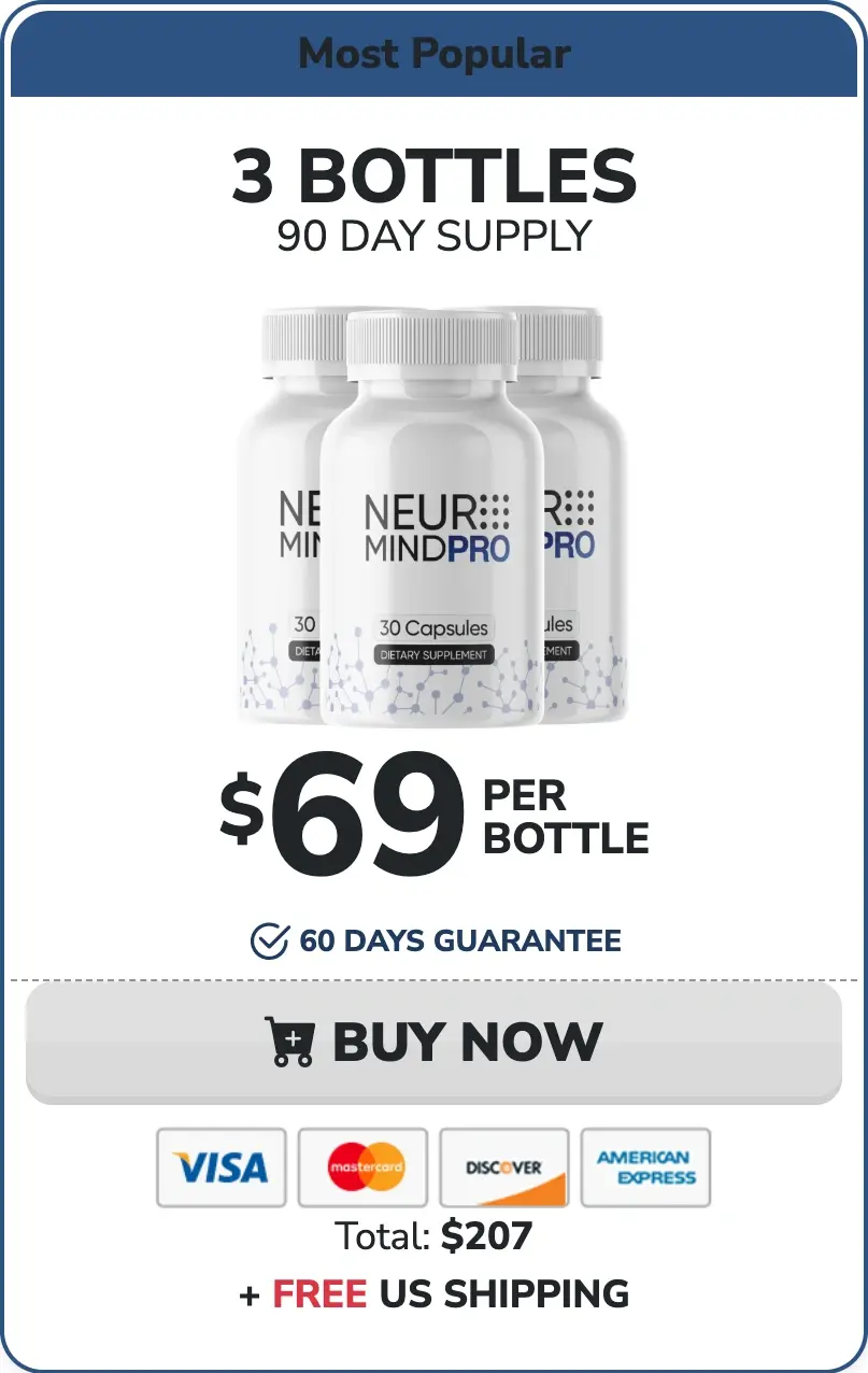 NeuroMind Pro three bottles order